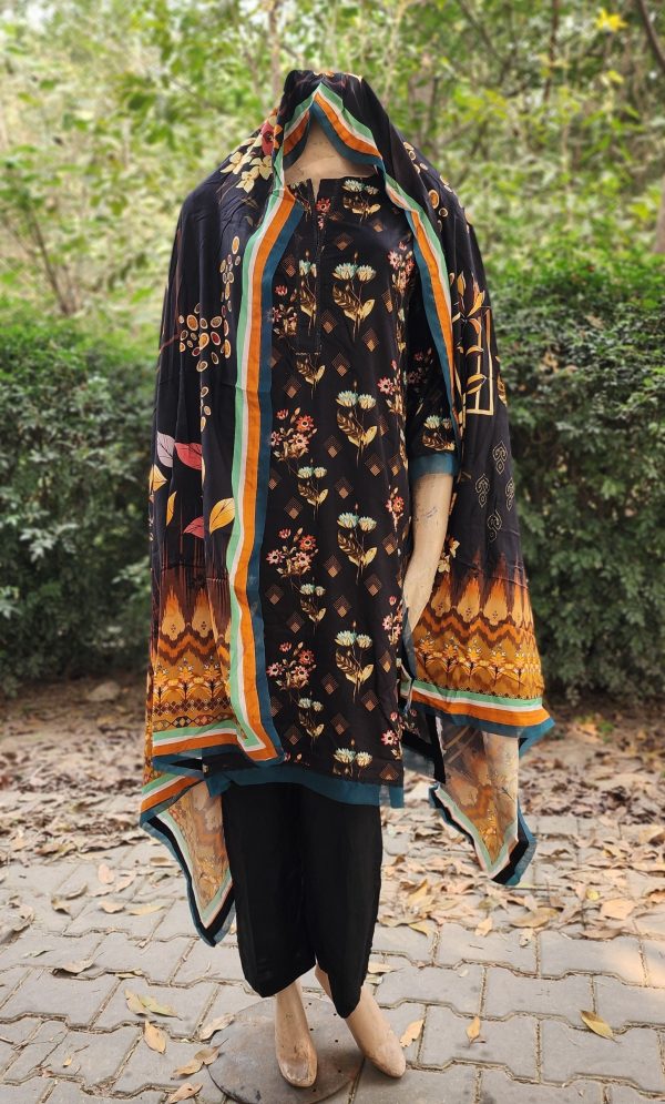 Top Grade Floral Linen 3-Piece Suit
