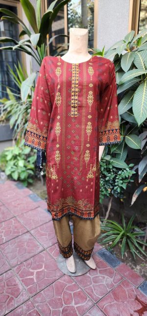 Top Grade Dhanak 2-Piece Suit.