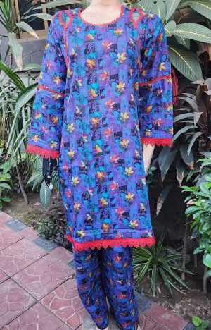 Top Grade Khaddar 2-Piece Suit  (All Over)